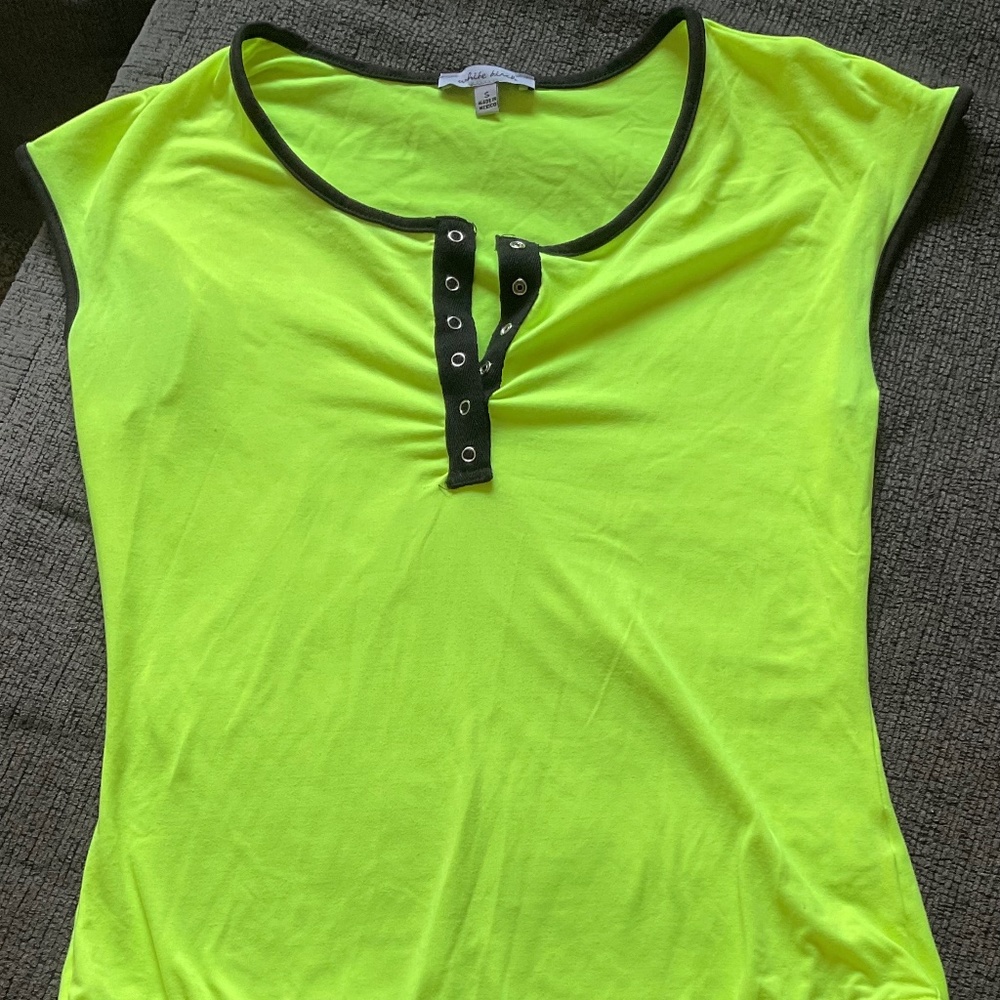 White Birch size S neon bodysuit